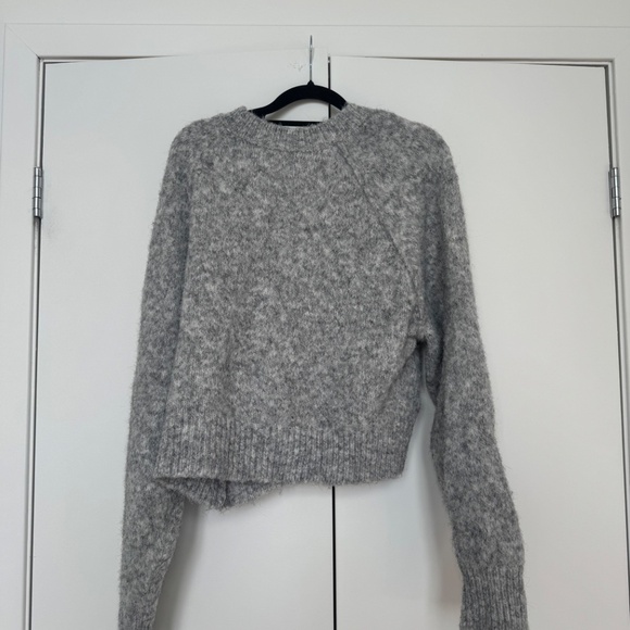 Grey Bow Sweater - American Eagle - Picture 3 of 3